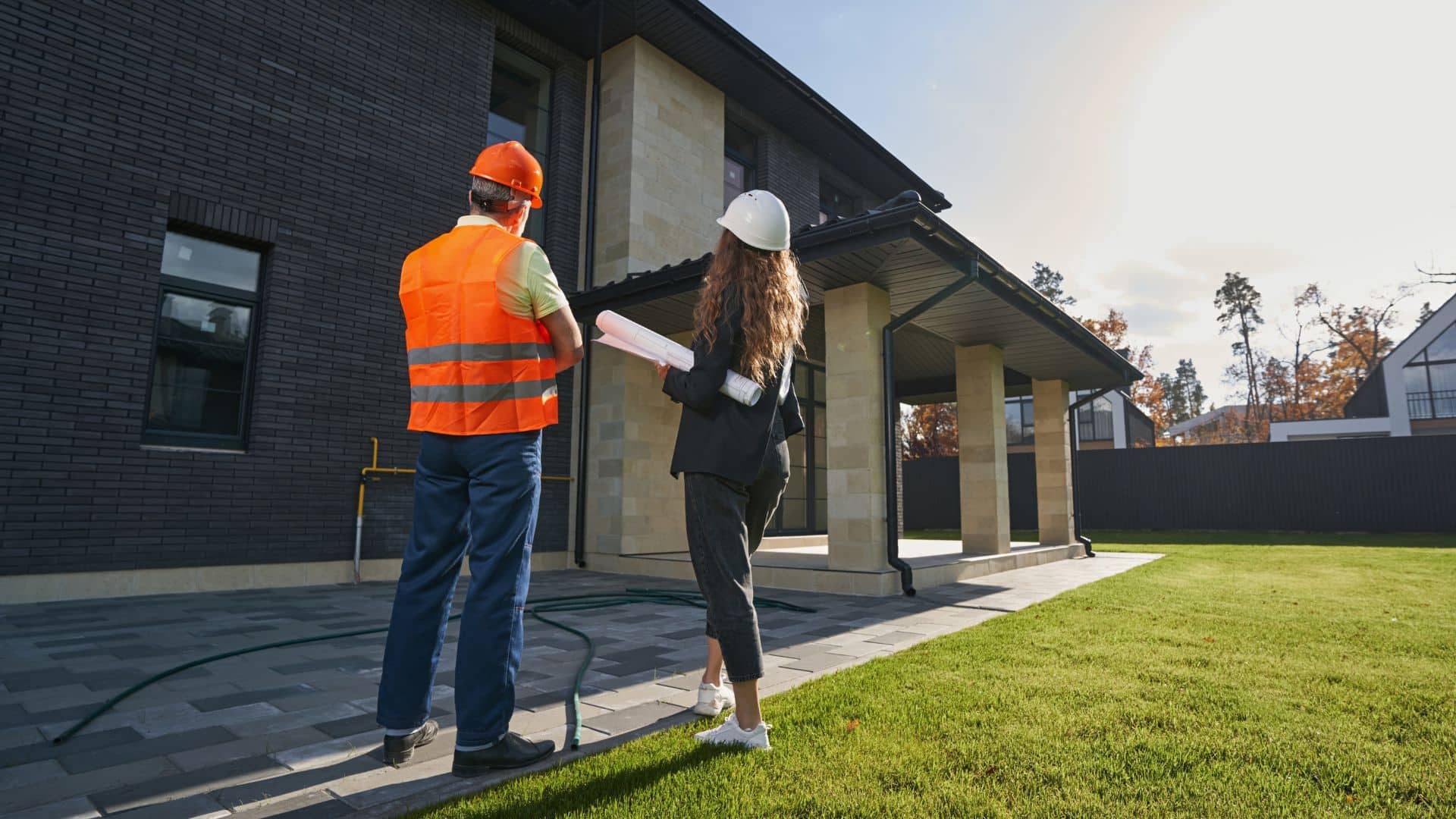 Property manager conducting a maintenance inspection at a rental unit